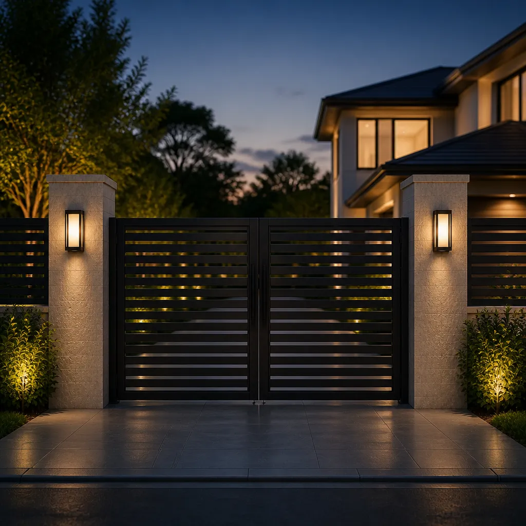 Modern Architectural Aluminum Gate