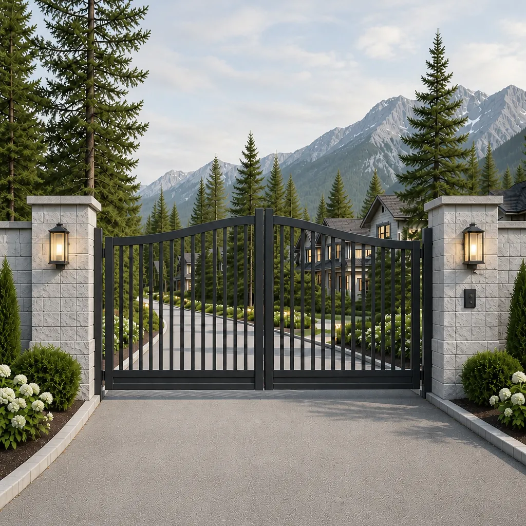 Canada residential gate project