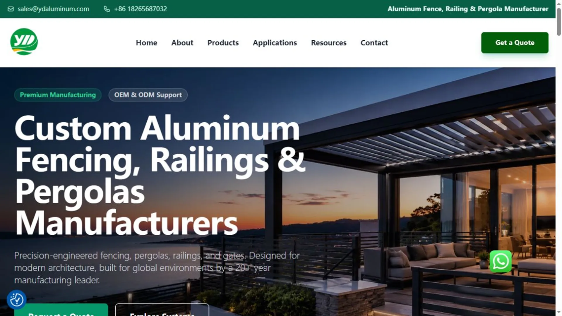 YD Aluminum website