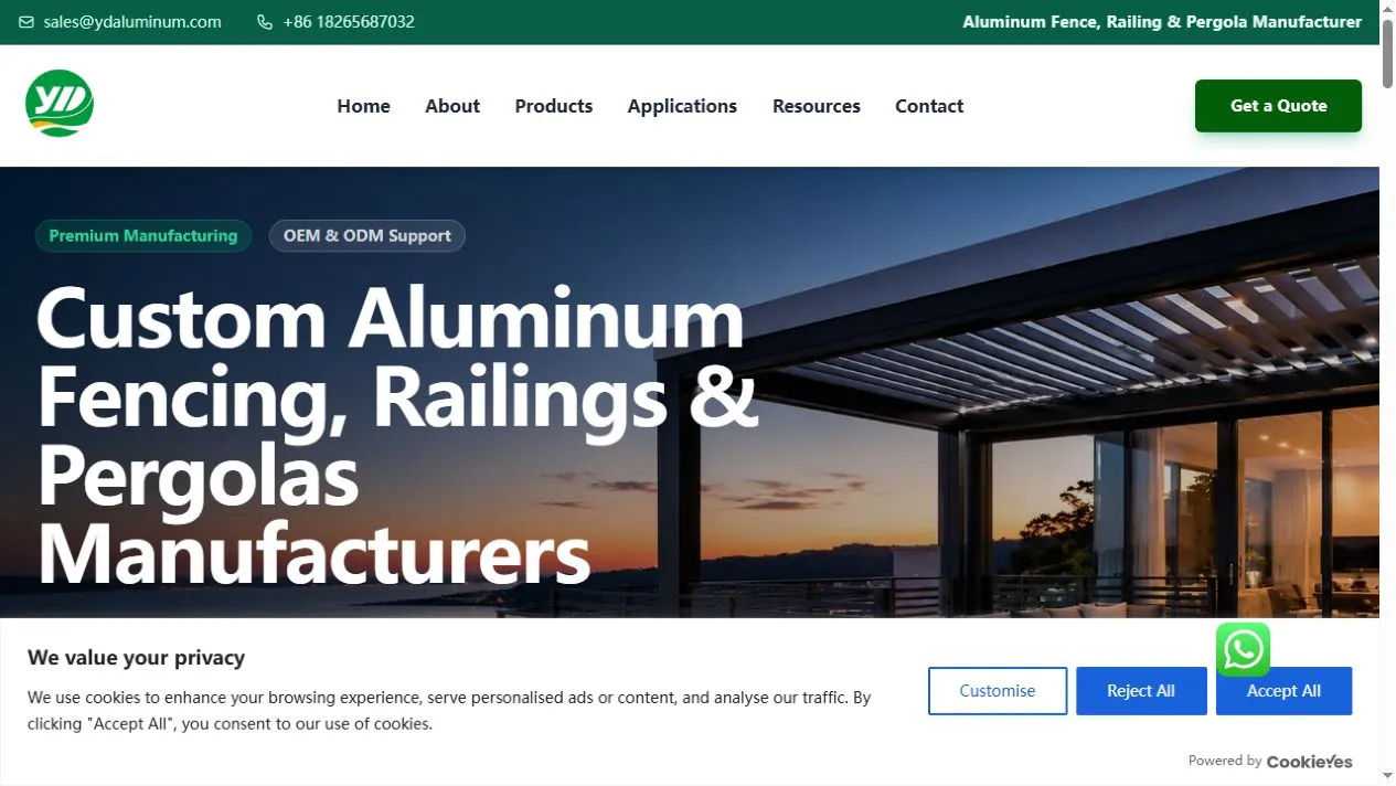 YD Aluminum website