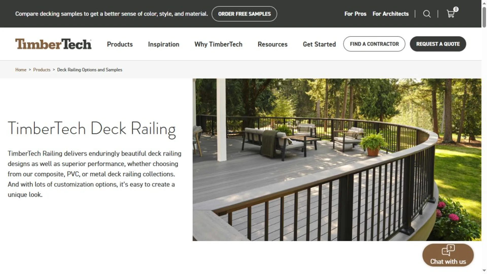TimberTech website