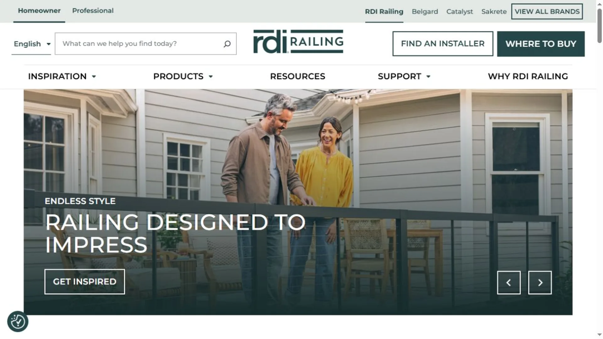 RDI Railing website