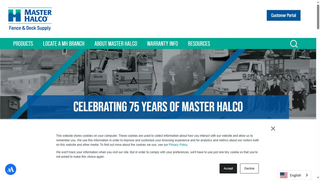 Master Halco website
