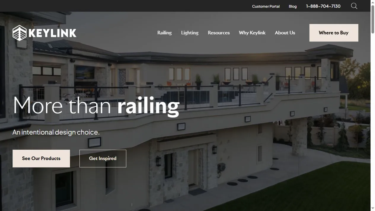 Key-Link Fencing & Railing website