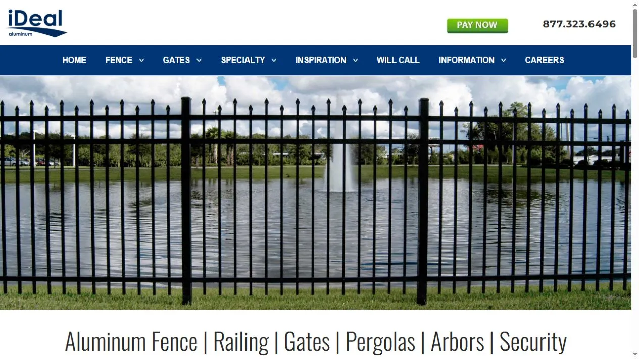 Ideal Aluminum website