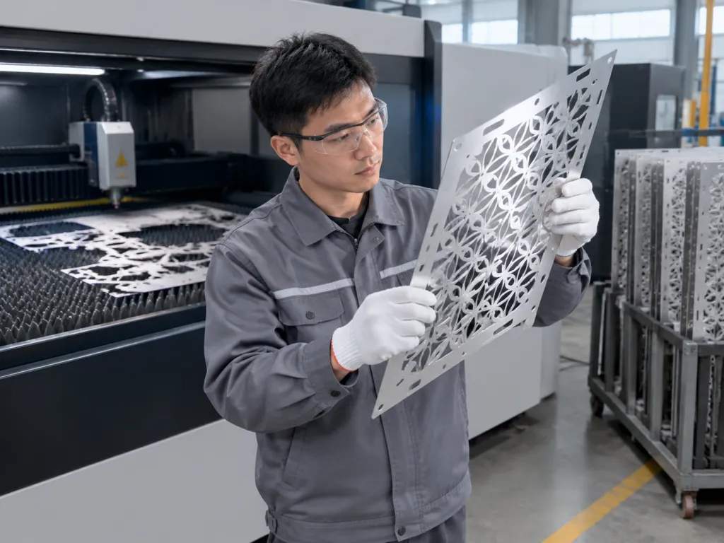 First-piece dimensional inspection of an aluminum component